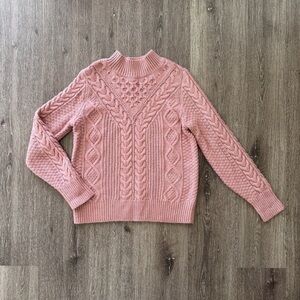 Abercrombie & Fitch Women's Pink Turtleneck Sweater